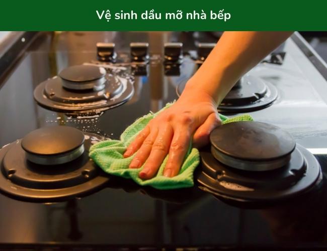 Castile soap giúp vệ sinh vết dầu mỡ nhà bếp hiệu quả (Nguồn: Getty Images Signature)