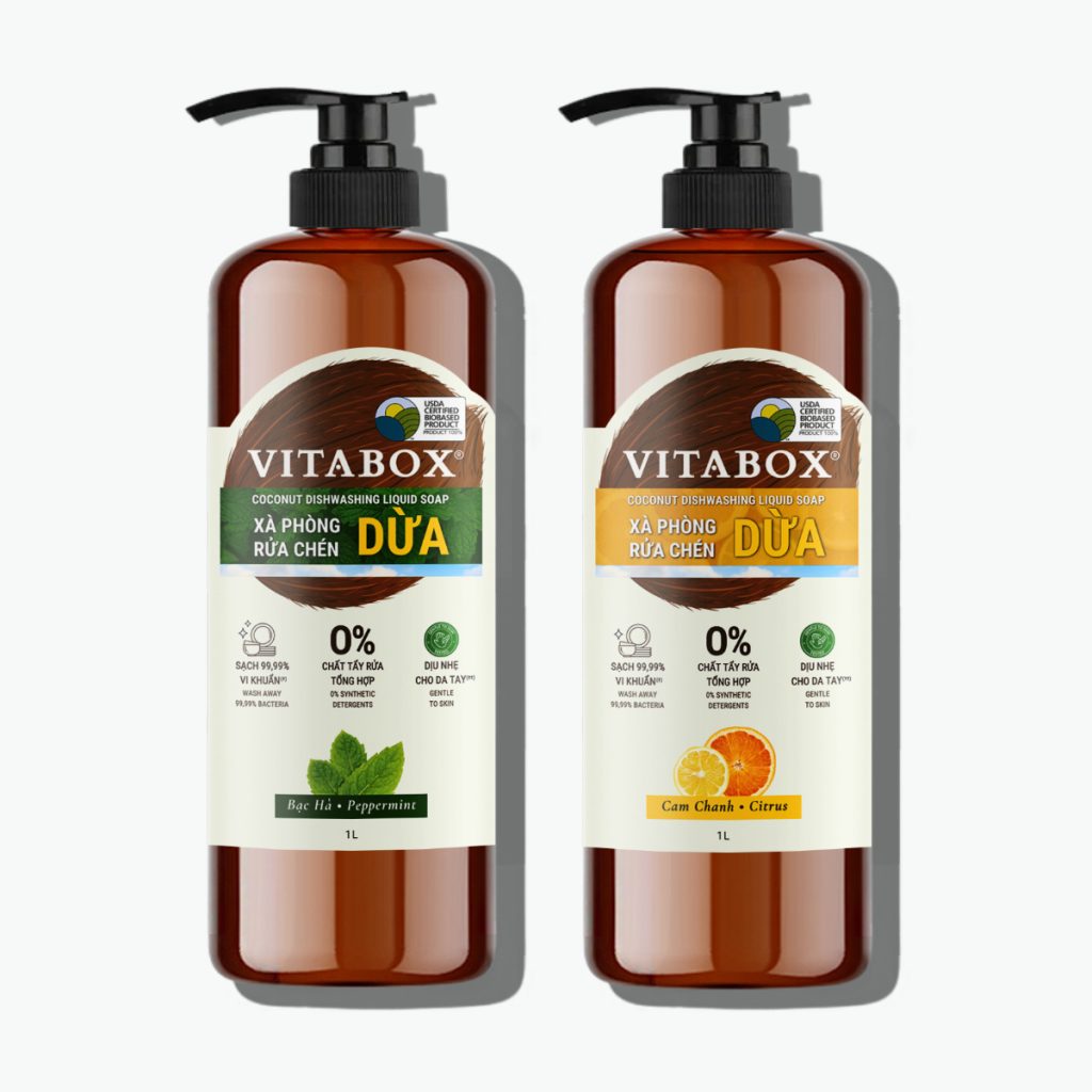 Xà phòng rửa chén DỪA - 1L